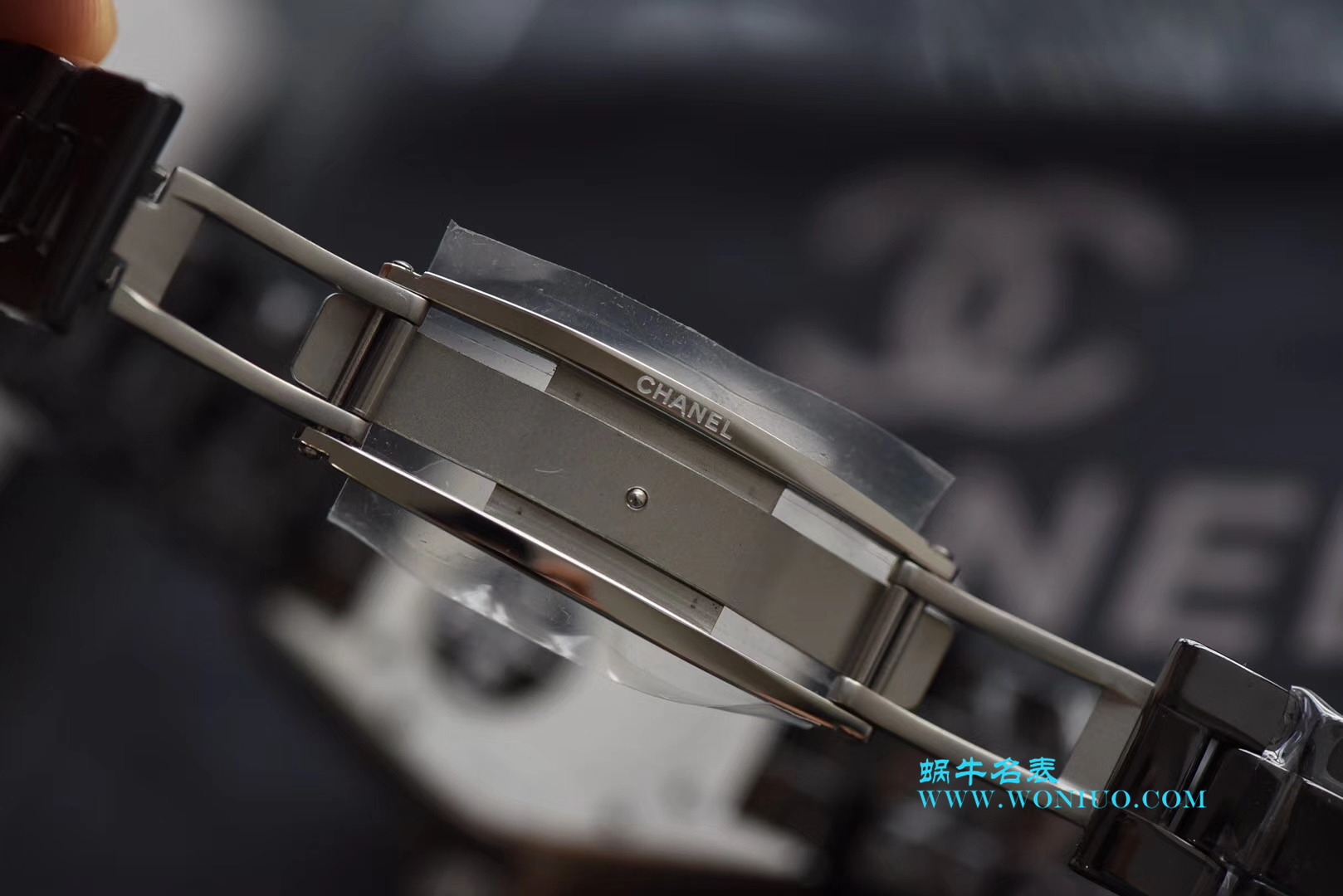 KOR韩版 香奈儿 J12 一比一复刻高仿香奈儿INTENSE 重置加强版女士石英黑面腕表 / X025