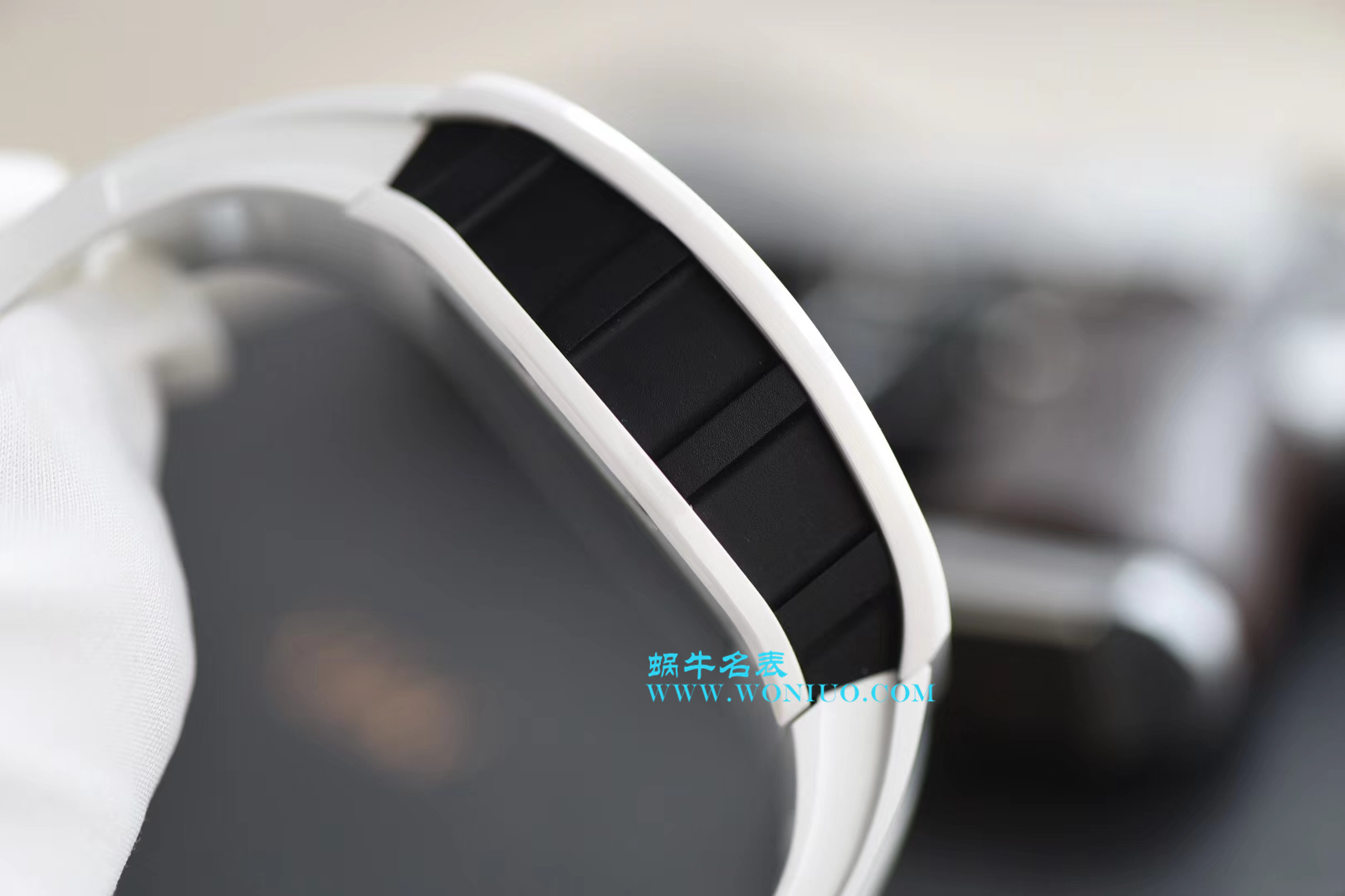 【KV一比一超A高仿手表】理查德.米勒RICHARD MILLE男士系列RM 055白陶瓷白面橡胶带新款腕表 / RM 055D