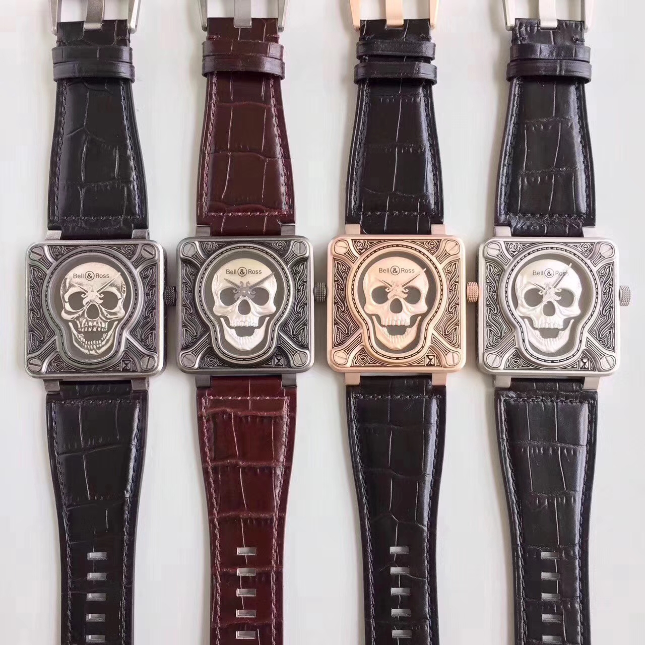 【独家视频评测】柏莱士复刻高仿BELL & ROSS BR 01 Burning skull  Instruments 系列限量版骷颅头 / BLCH019