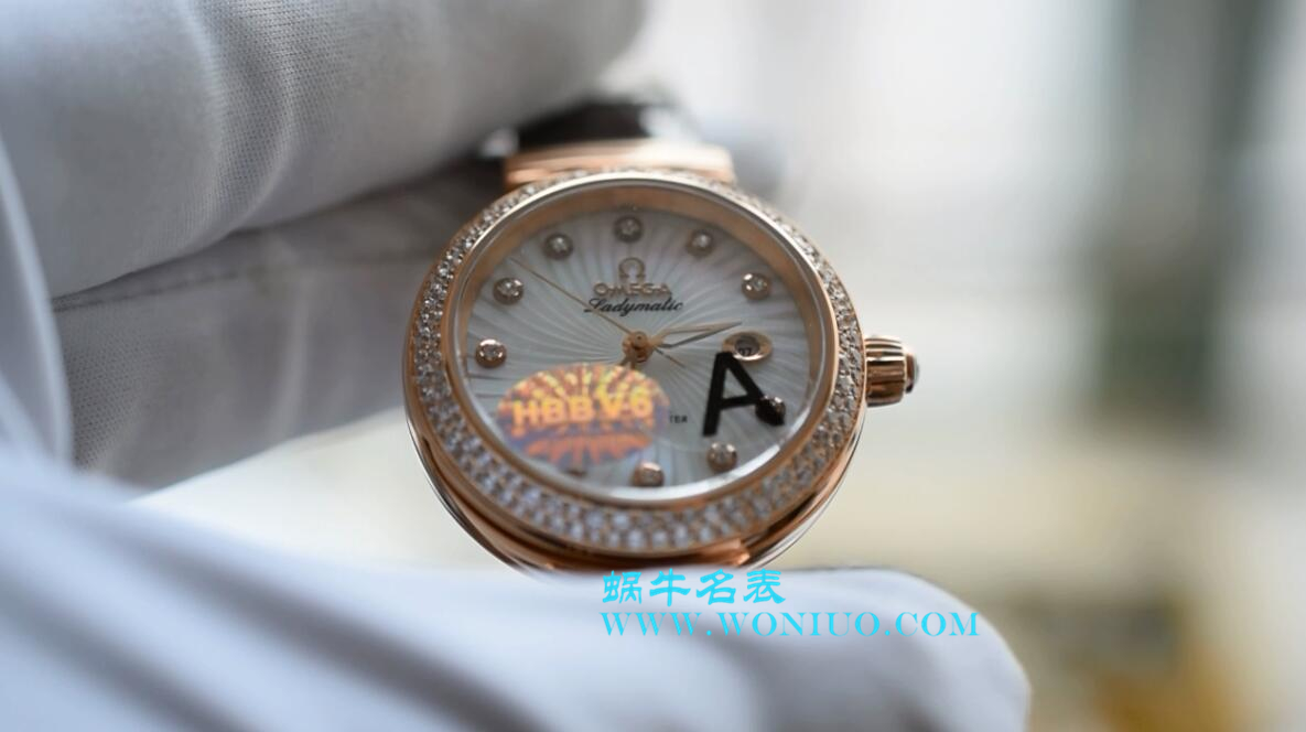 【HBBV6一比一超A高仿手表】欧米茄碟飞鸟巢系列425.68.34.20.55.004女士机械腕表 / M317