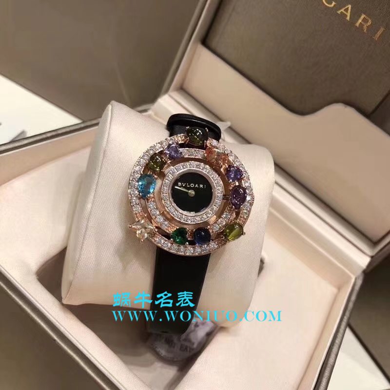 宝格丽astrale珠宝系列腕表闪亮登场 限量发售 按订货顺序出货 黄金镶嵌彩面宝石 / BG011