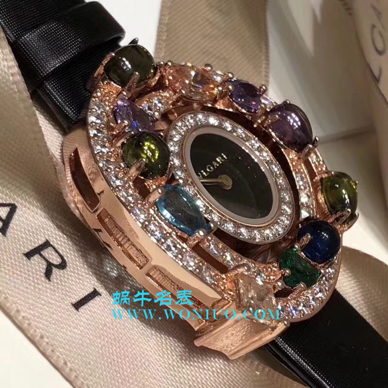 宝格丽astrale珠宝系列腕表闪亮登场 限量发售 按订货顺序出货 黄金镶嵌彩面宝石 / BG011