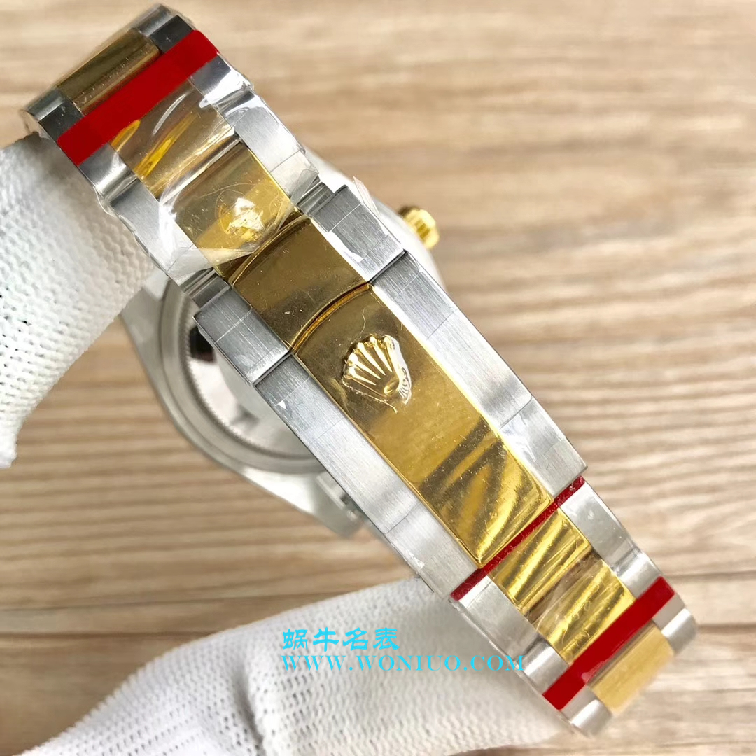 【DJ一比一超高仿手表】劳力士36日志型系列116233、116203、116233黑盘镶钻蚝式表带腕表 / R069