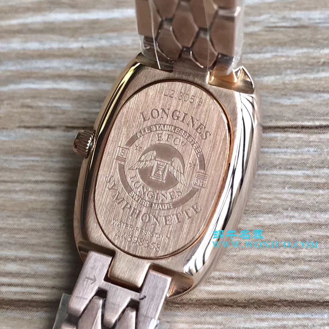 【视频评测KZ台湾厂超A高精仿手表】浪琴优雅圆舞曲系列L2.305.4.87.6女士石英腕表 / LAC043