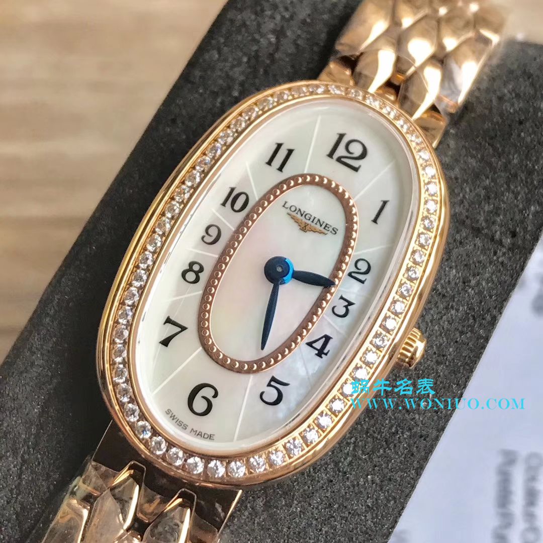 【视频评测KZ台湾厂超A高精仿手表】浪琴优雅圆舞曲系列L2.305.4.87.6女士石英腕表 / LAC043