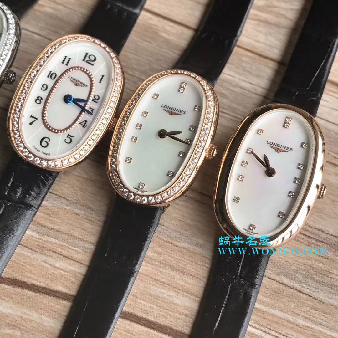【视频评测KZ台湾厂超A高精仿手表】浪琴优雅圆舞曲系列L2.305.4.87.6女士石英腕表 / LAC043