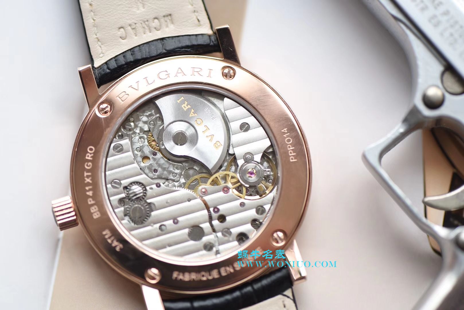 【台湾厂一比一超A高仿手表】宝格丽BVLGARI∙BVLGARI系列102358 BBP41WGLXT腕表 / BZ018
