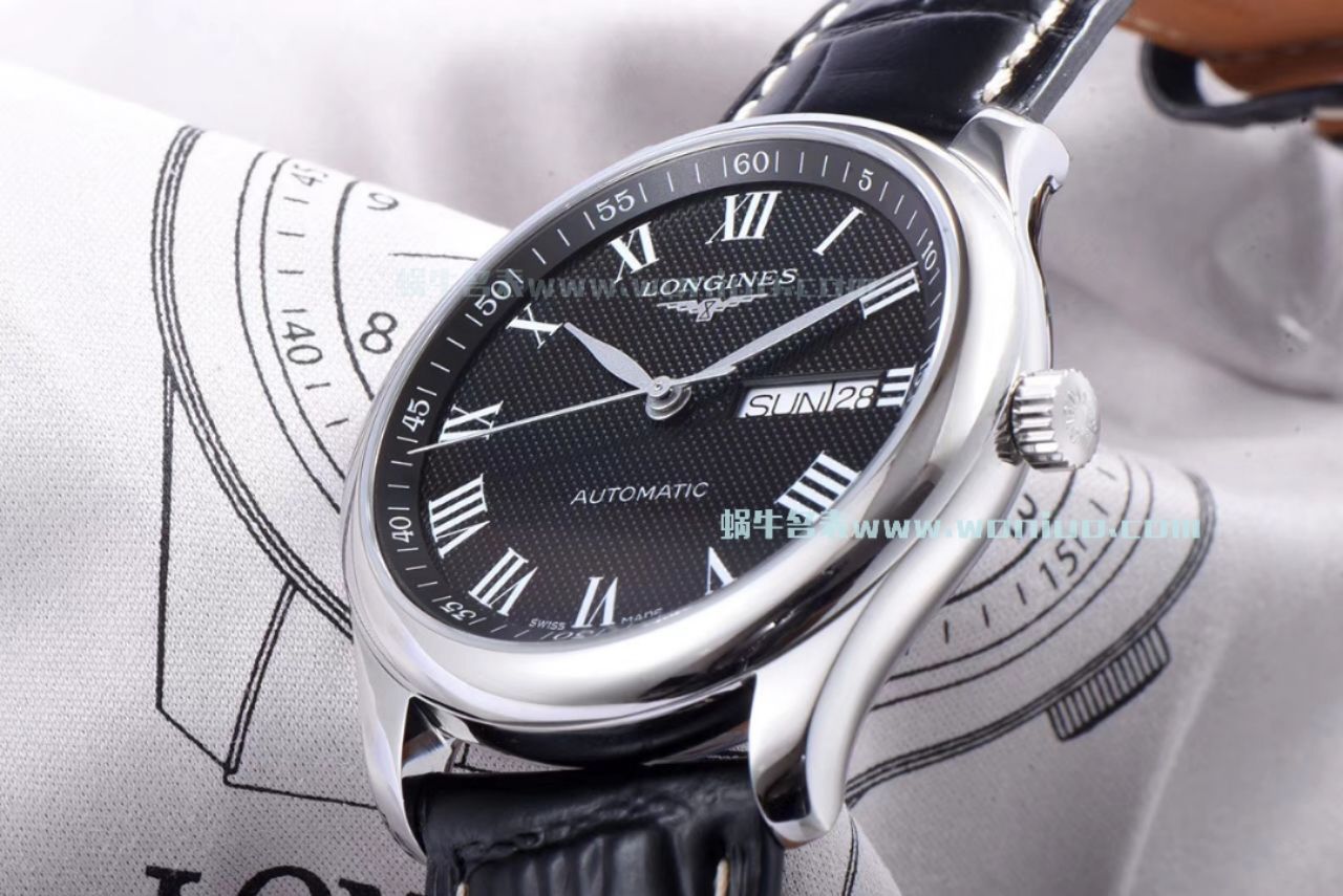 【LG一比一超A高仿手表】浪琴MASTER COLLECTION名匠系列L2.755.4.51.6《钢带》，L2.755.4.51.7《皮带》腕表 / L102