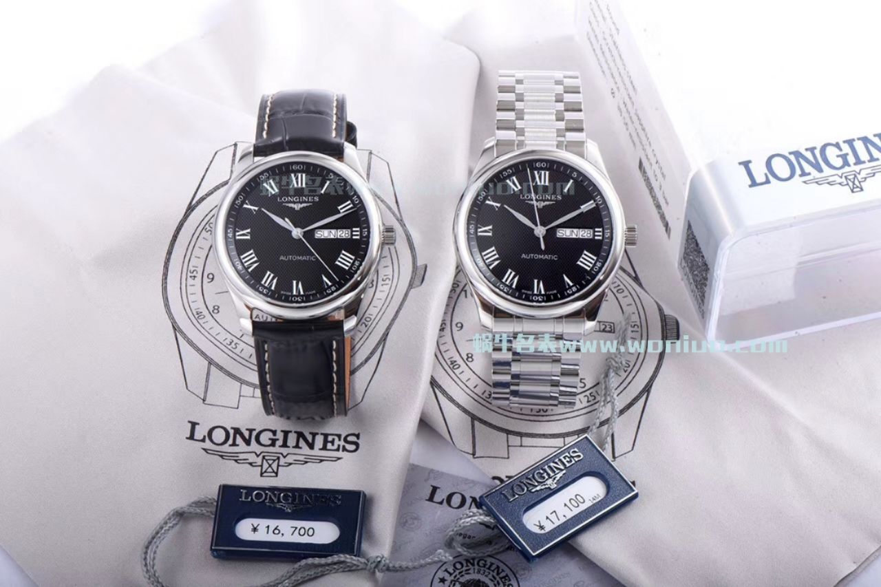 【LG一比一超A高仿手表】浪琴MASTER COLLECTION名匠系列L2.755.4.51.6《钢带》，L2.755.4.51.7《皮带》腕表 / L102