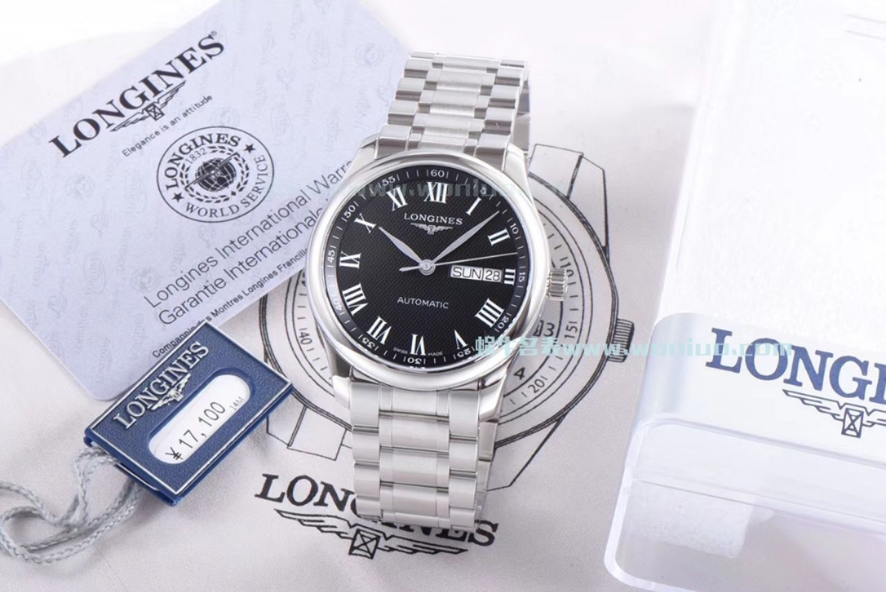 【LG一比一超A高仿手表】浪琴MASTER COLLECTION名匠系列L2.755.4.51.6《钢带》，L2.755.4.51.7《皮带》腕表 / L102