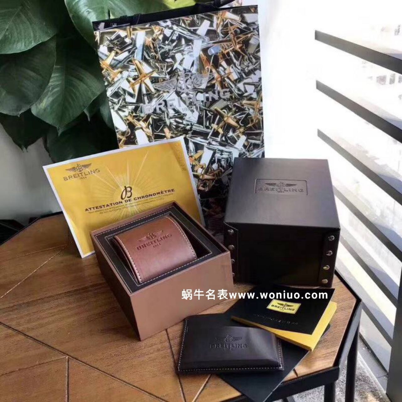 款堪称百年经典！百年灵航空计时原单货蓝面+黑面+皮带+钢带A1332412|C942|451A / BL083