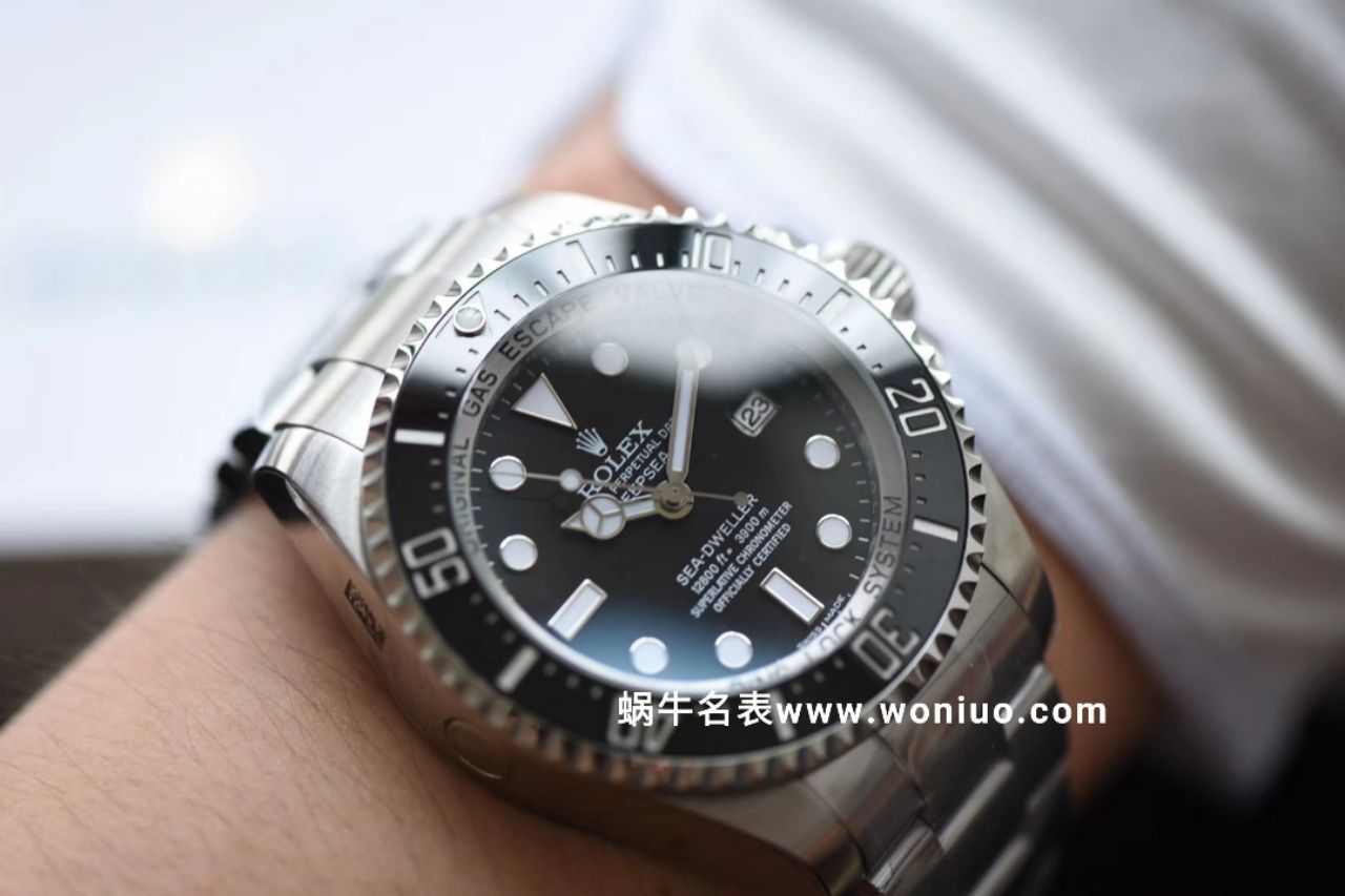 AR黑鬼王904L超级3135机新款 复刻高仿AR劳力士SEA-DWELLER鬼王44MM副本的十年精华 / R2115