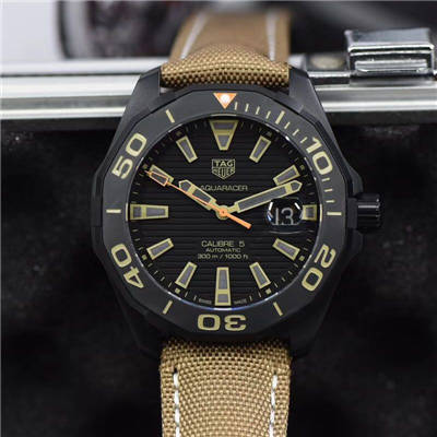 V6厂顶级版本新品～豪雅竟潜43mm黑壳 同步专柜最新款 