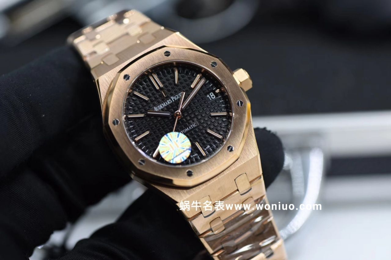 JF厂最高版本AP皇家橡树女装机械款15450 全玫瑰金黑面款 / AP133