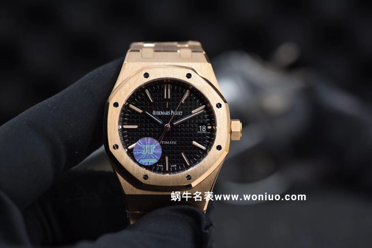 JF厂最高版本AP皇家橡树女装机械款15450 全玫瑰金黑面款 / AP133