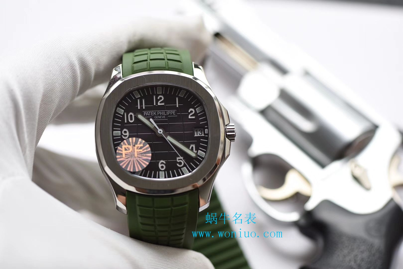 【PF一比一超A高仿手表】百达翡丽AQUANAUT系列5167A-001腕表《百达翡丽手雷》 / BD158