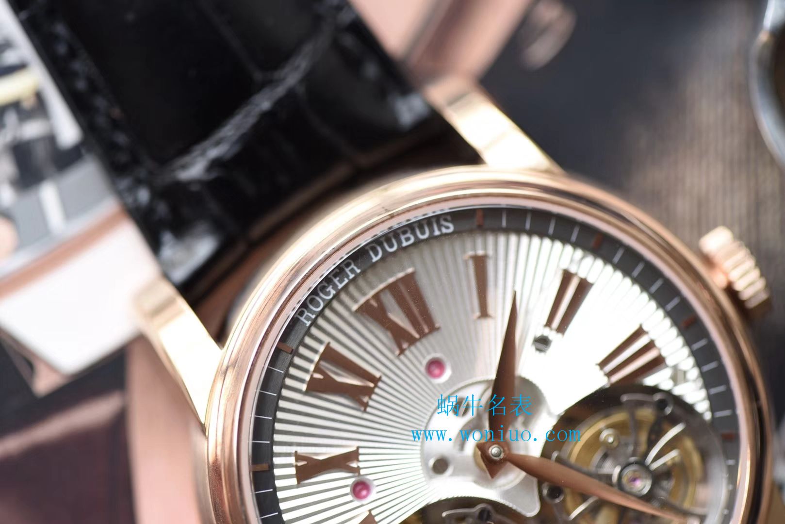 罗杰杜彼致敬系列真双陀飞轮 行业唯一一款搭载双飞轮的顶级复刻高仿腕表 / LJ022