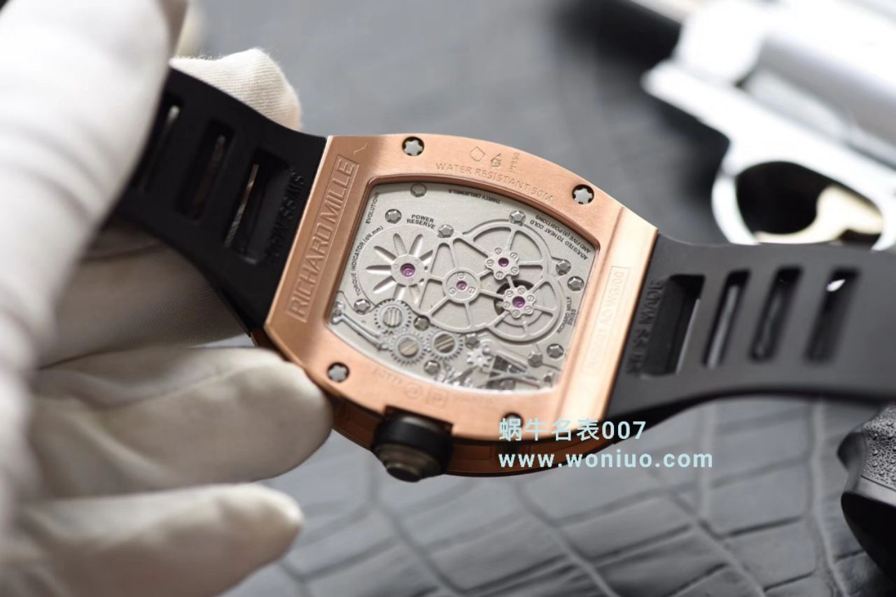 ️JB理查德·米勒复刻高仿RICHARD MILLE RM001真陀飞轮腕表 / RM 001