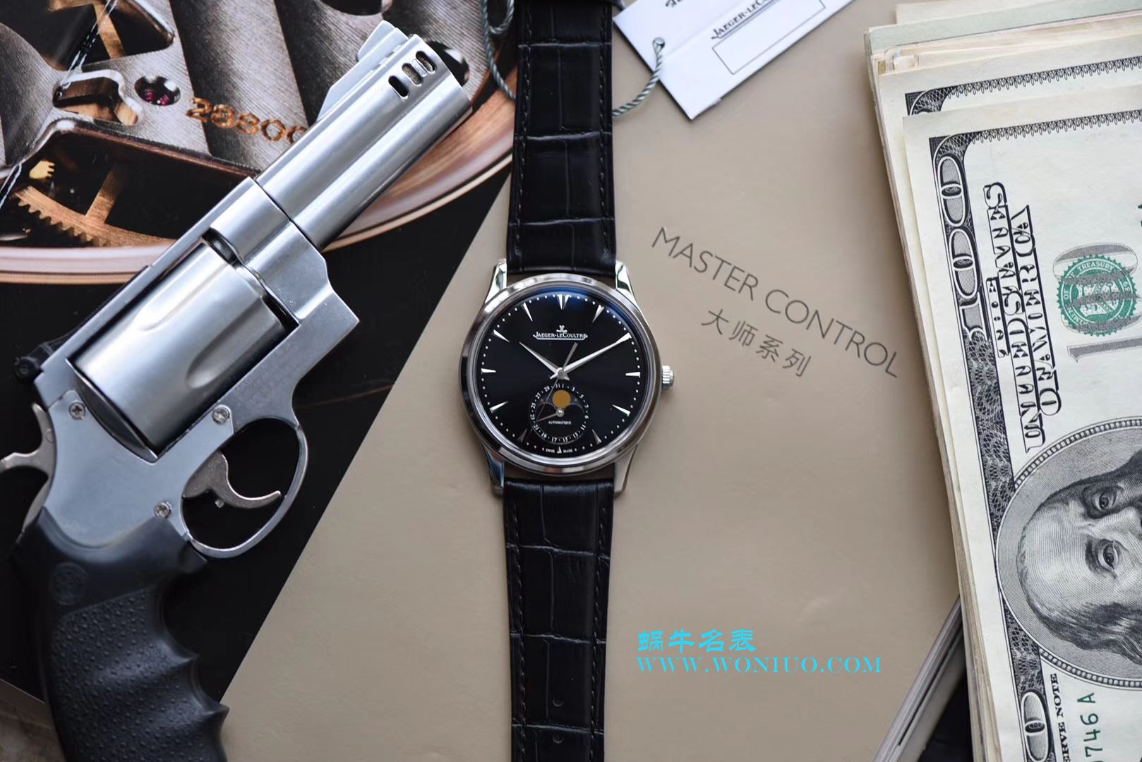 ZF【厚积“薄”发 年度大作】 ZF新品，顶级复刻高仿积家月相大师系列1368470《黑面》、Q1368420《白面》腕表 / JJ122