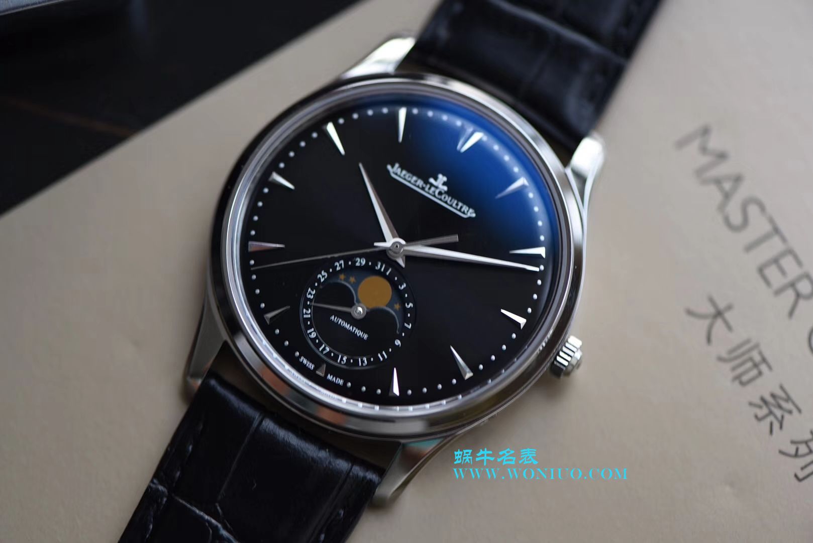 ZF【厚积“薄”发 年度大作】 ZF新品，顶级复刻高仿积家月相大师系列1368470《黑面》、Q1368420《白面》腕表 / JJ122