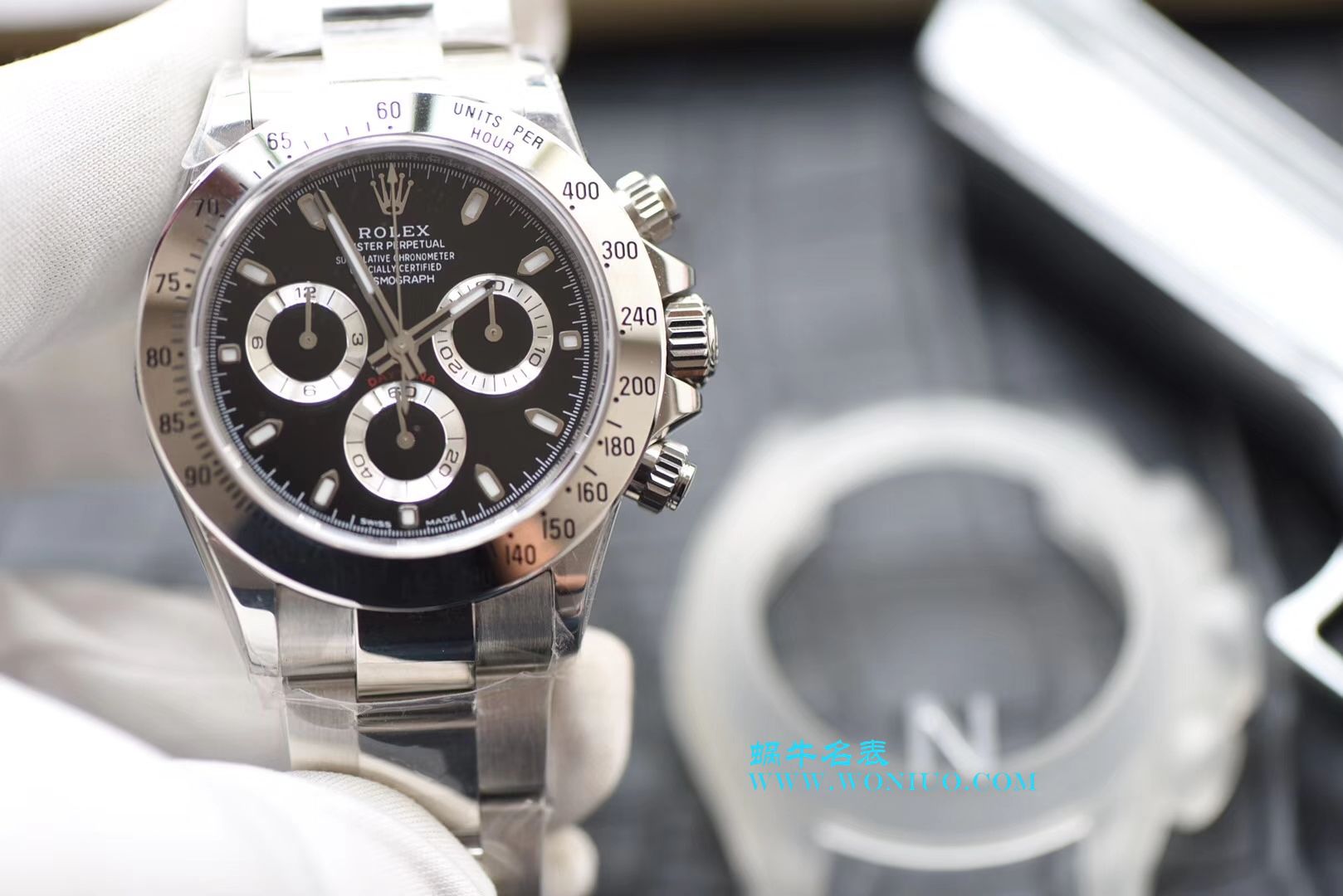 【N厂最新神作～原装结构4130迪通拿】劳力士宇宙计型迪通拿最好复刻高仿手表116520-78590 黑盘腕表(黑钢迪) / R216