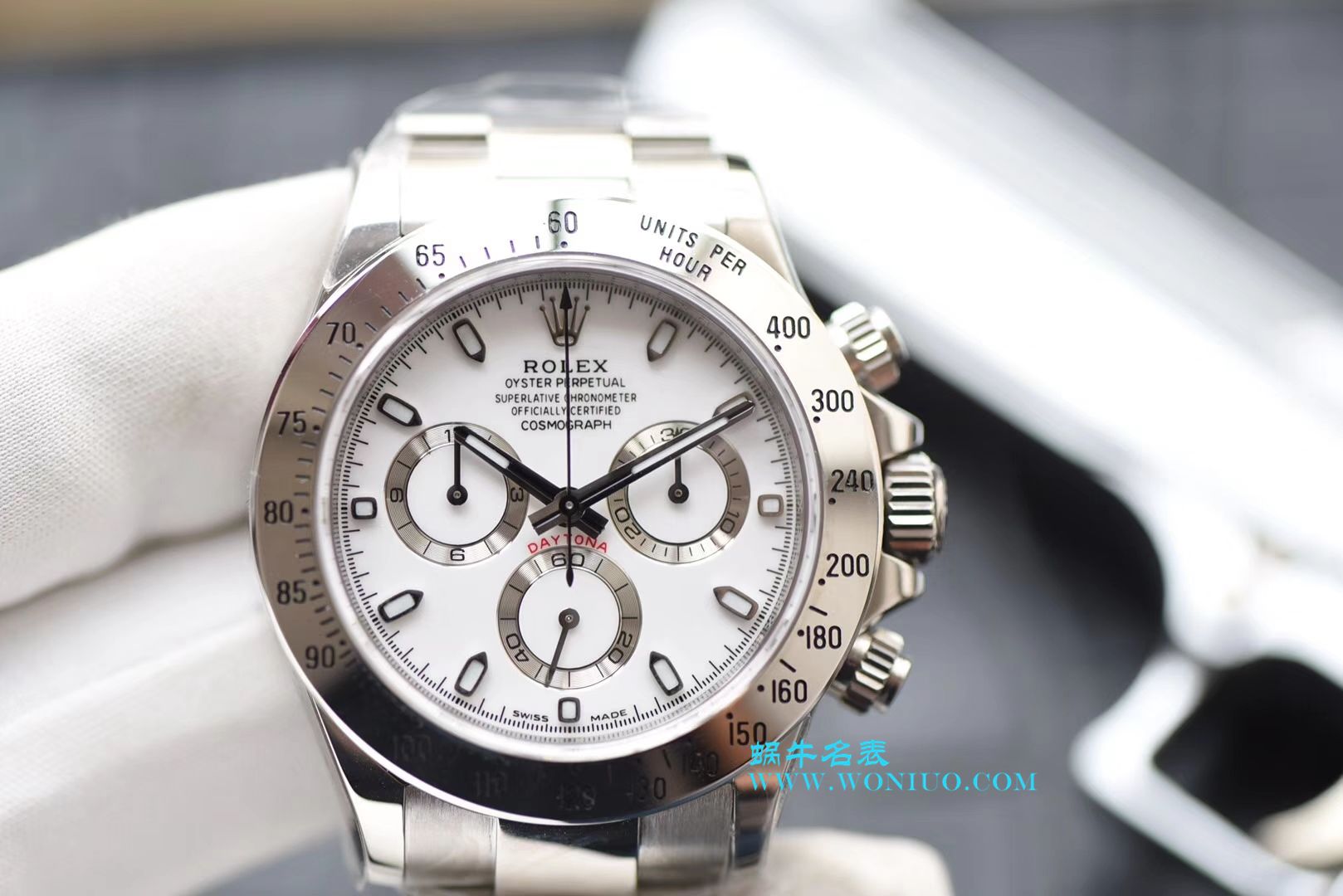 【N厂最新神作～原装结构4130】劳力士宇宙计型顶级复刻高仿迪通拿系列116520-78590 白钢迪通拿 / R217