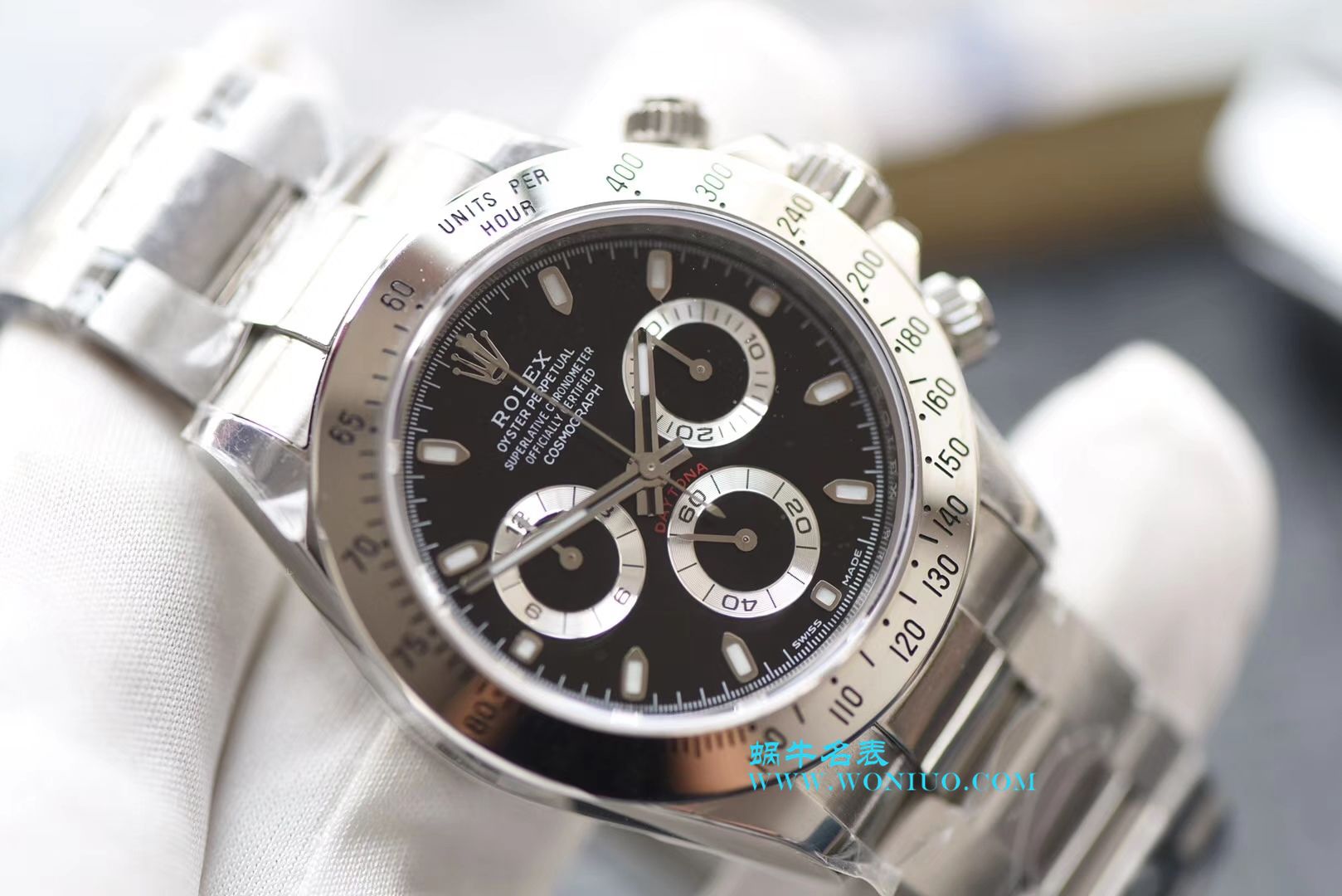 【N厂最新神作～原装结构4130迪通拿】劳力士宇宙计型迪通拿最好复刻高仿手表116520-78590 黑盘腕表(黑钢迪) / R216