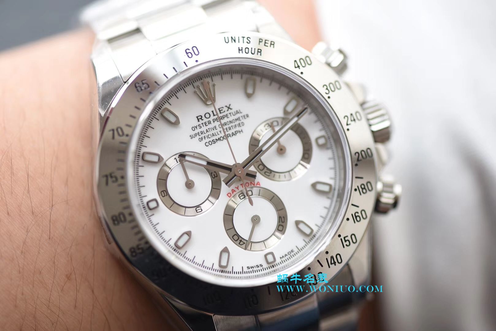 【N厂最新神作～原装结构4130】劳力士宇宙计型顶级复刻高仿迪通拿系列116520-78590 白钢迪通拿 / R217