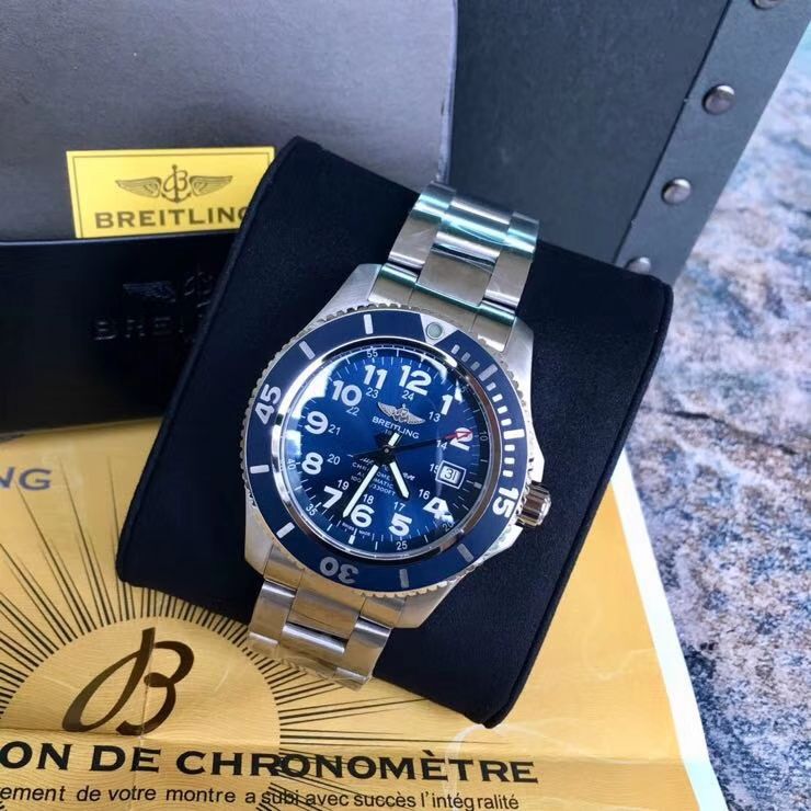 爆款回货【原单】百年灵超级海洋文化系列A17365D1|C915|161A机械腕表 / BL088