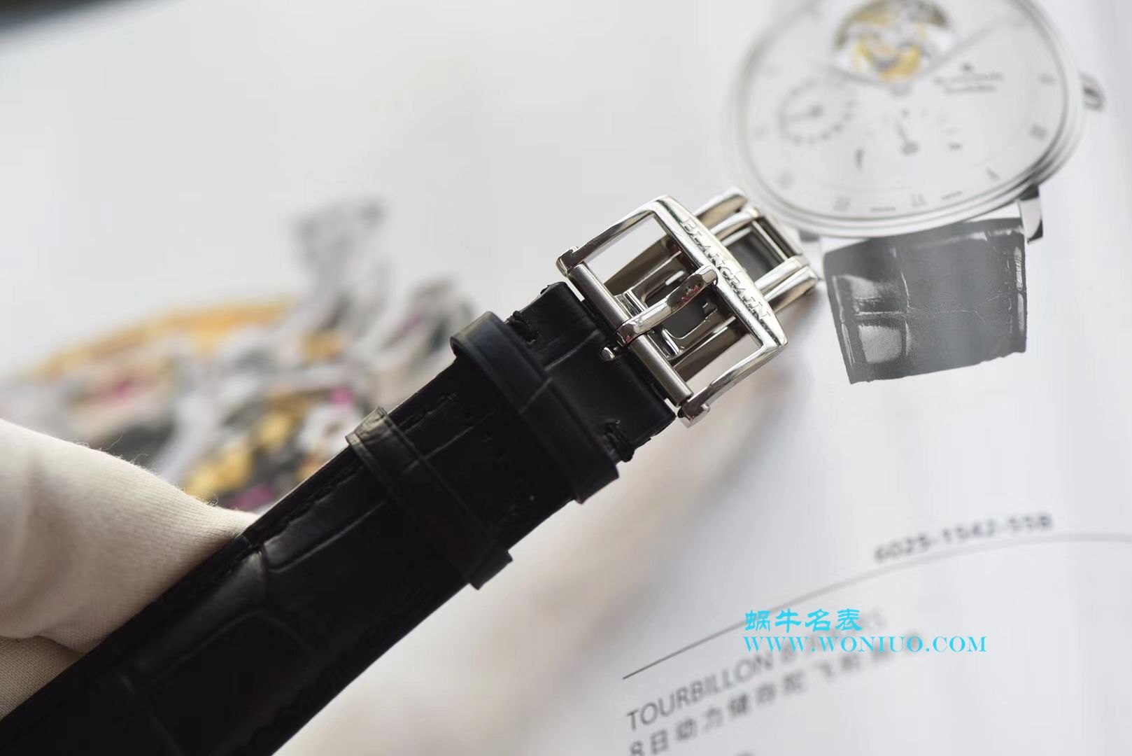 【JB一比一超A高仿手表】宝珀升级宝珀经典系列6025-1542-55B陀飞轮腕表 / BPCE030