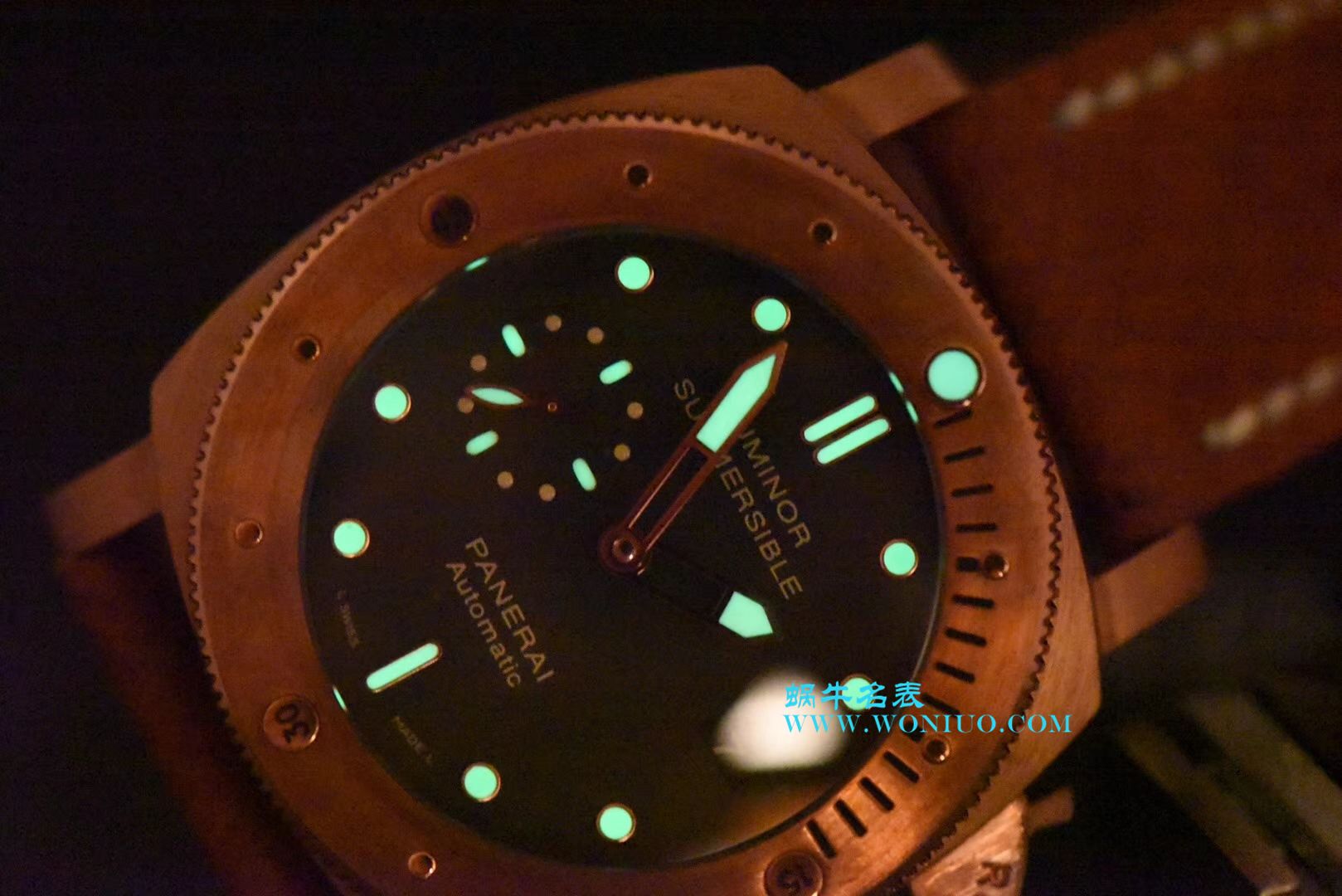 【独家视频测评VS厂顶级1:1高精仿手表】沛纳海沛纳海首款青铜战士史泰龙电影同款PAM 00382腕表 / VSPAMBF00382