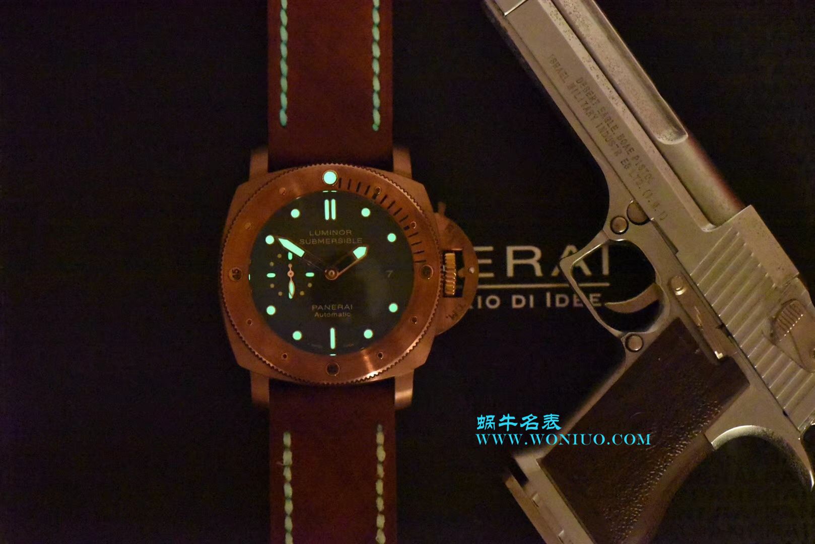 【独家视频测评VS厂顶级1:1高精仿手表】沛纳海沛纳海首款青铜战士史泰龙电影同款PAM 00382腕表 / VSPAMBF00382