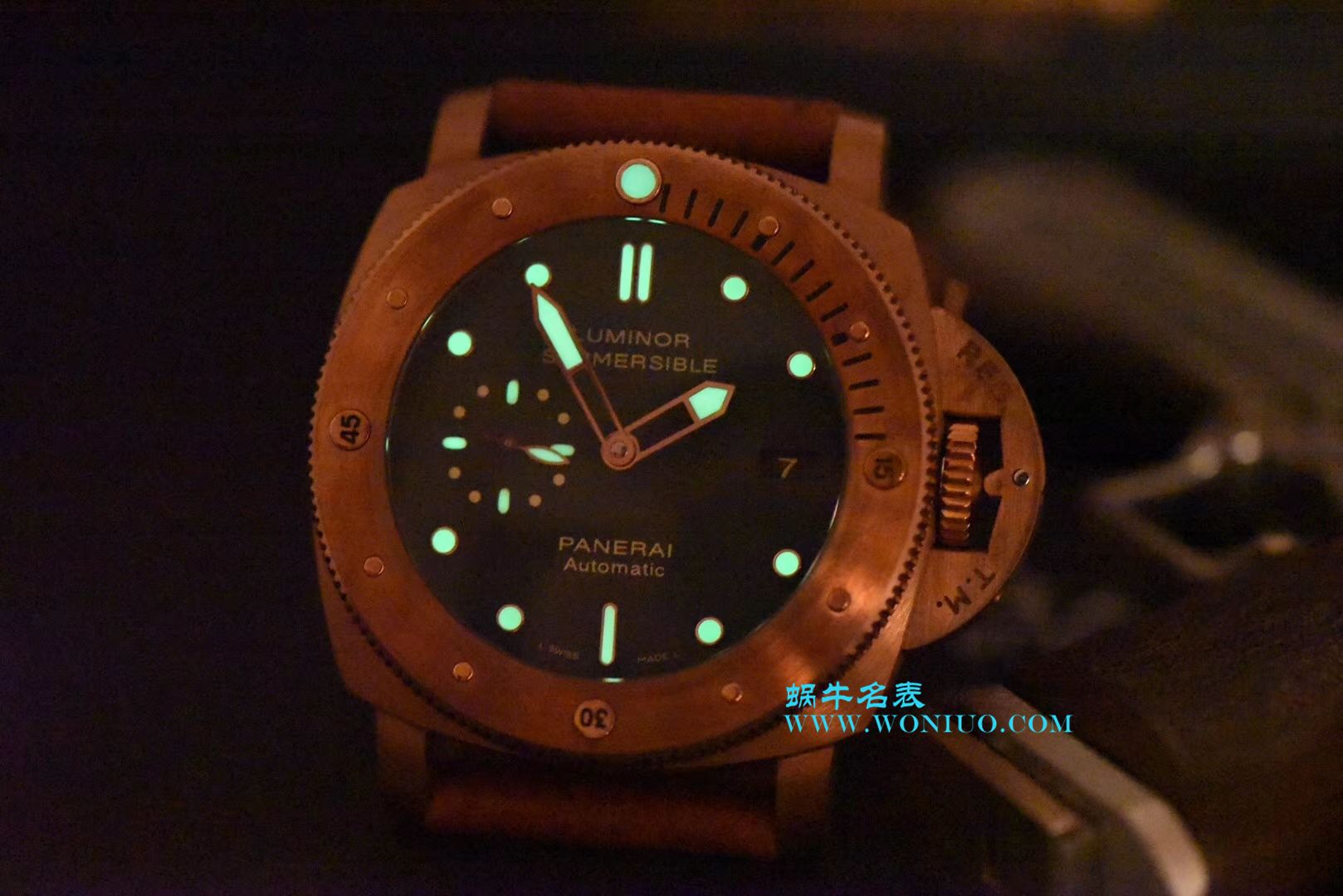 【独家视频测评VS厂顶级1:1高精仿手表】沛纳海沛纳海首款青铜战士史泰龙电影同款PAM 00382腕表 / VSPAMBF00382