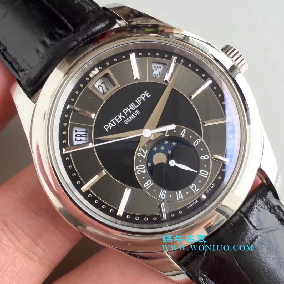 【KM一比一超A高仿手表】百达翡丽复杂功能计时系列5205G-001、5205G-010、5205G-013 白金腕表 / BD226