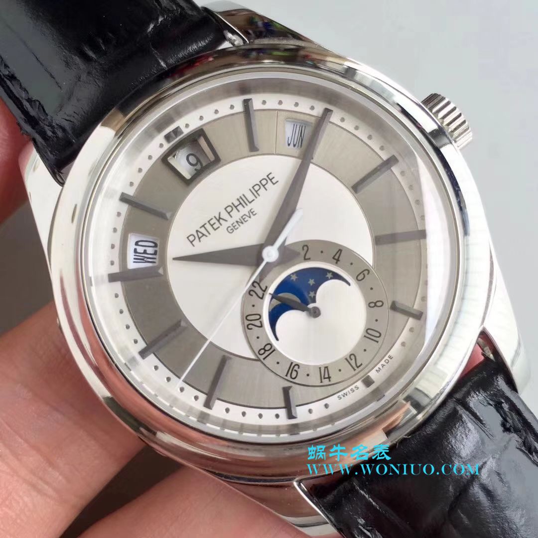 【KM一比一超A高仿手表】百达翡丽复杂功能计时系列5205G-001、5205G-010、5205G-013 白金腕表 / BD226