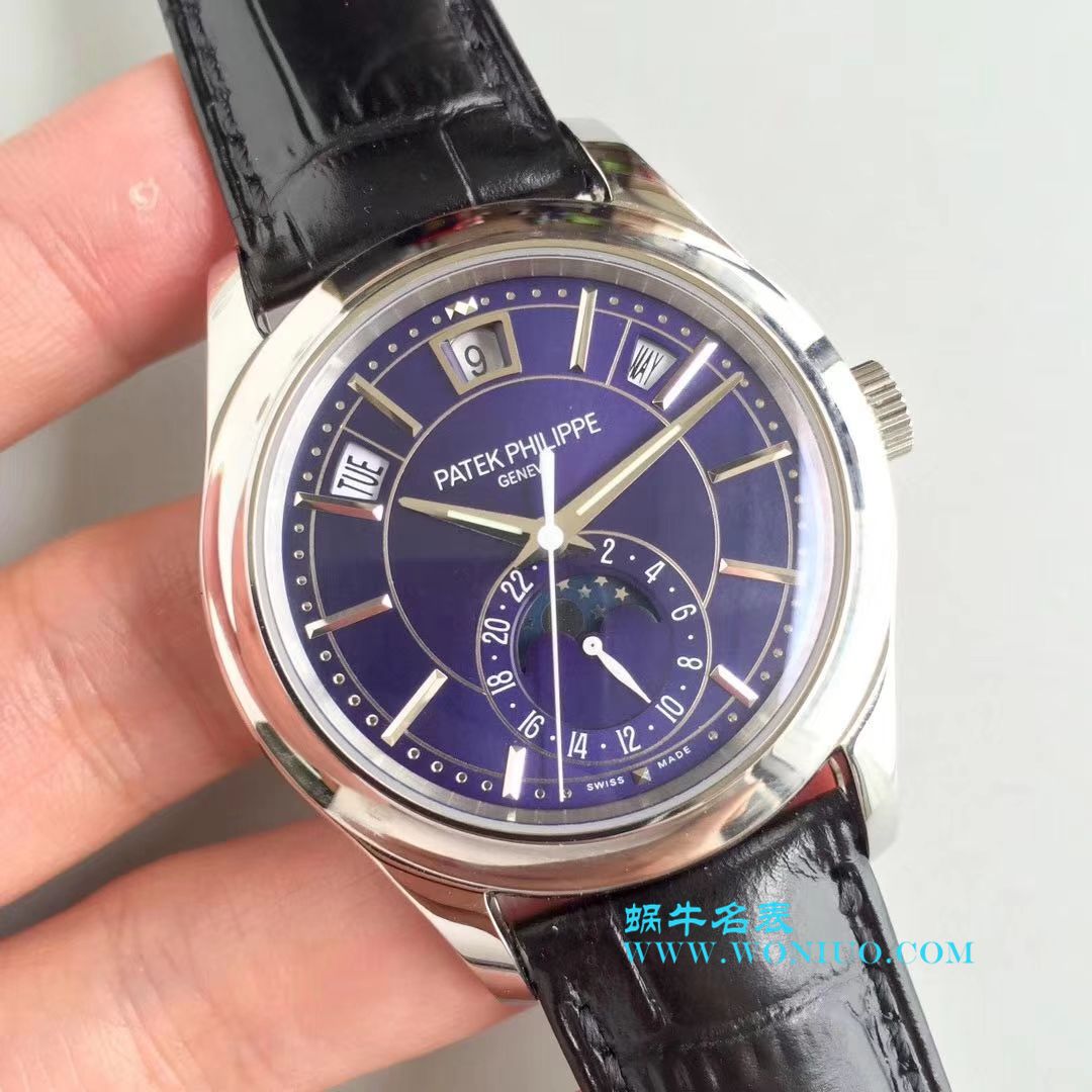 【KM一比一超A高仿手表】百达翡丽复杂功能计时系列5205G-001、5205G-010、5205G-013 白金腕表 / BD226