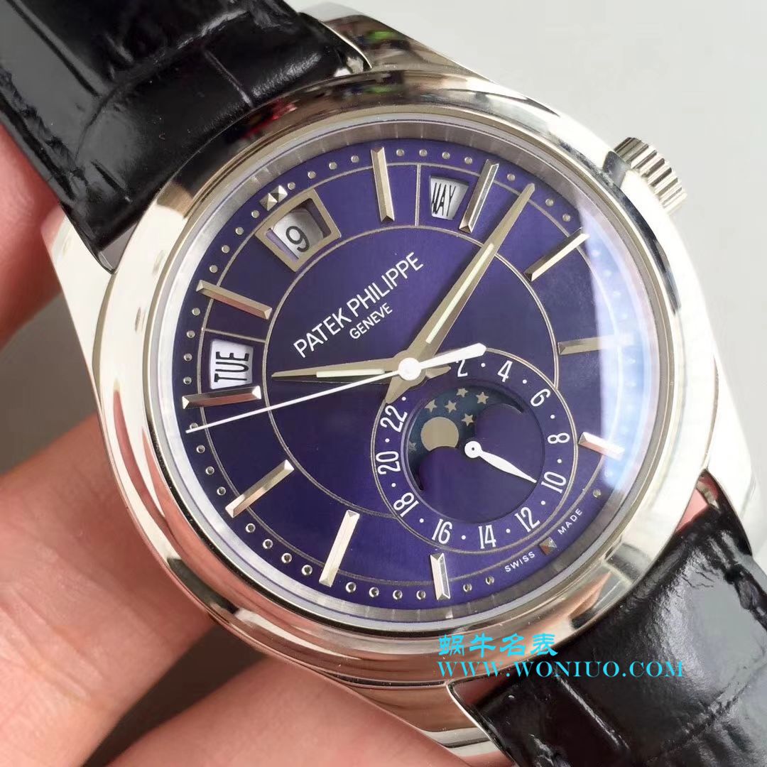 【KM一比一超A高仿手表】百达翡丽复杂功能计时系列5205G-001、5205G-010、5205G-013 白金腕表 / BD226