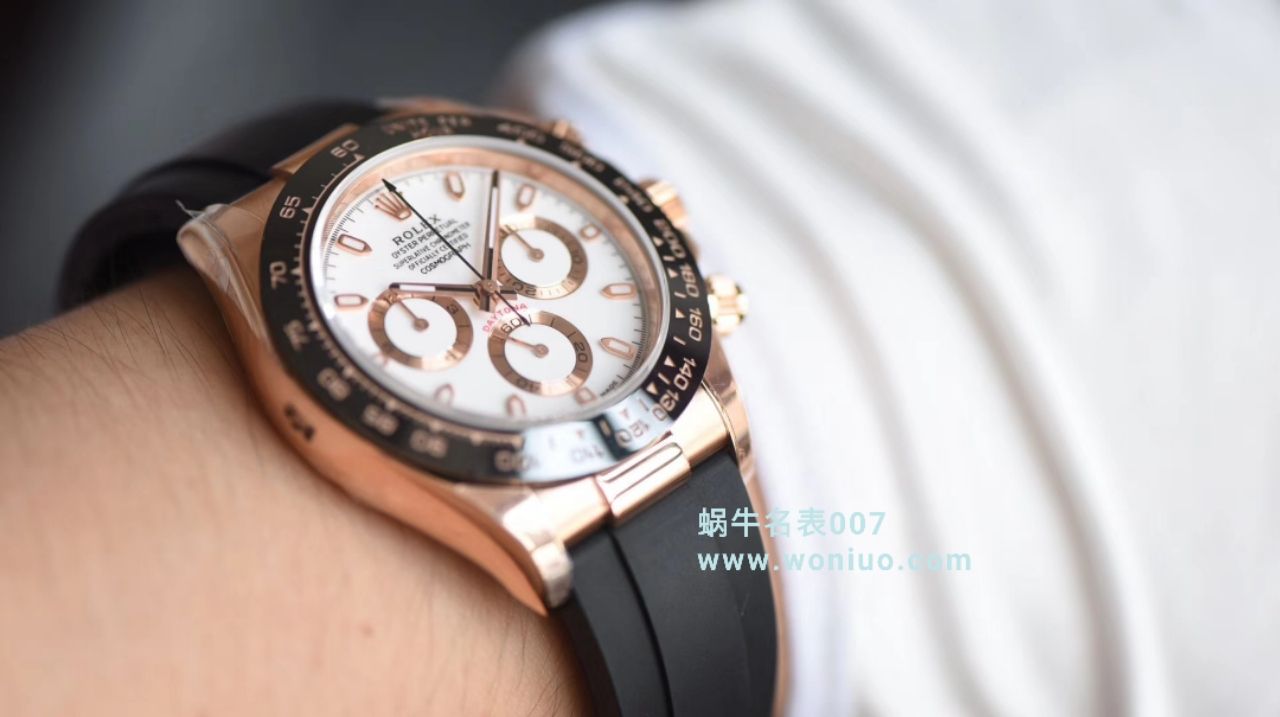 【N厂一比一超A高仿手表】劳力士宇宙计型迪通拿系列M116515ln-0014腕表、116515LN-L(FC) 象牙面腕表 / R232