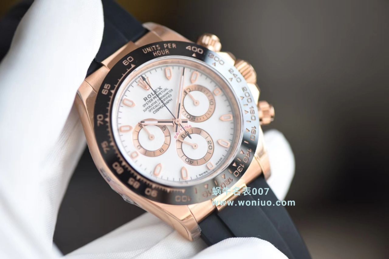 【N厂一比一超A高仿手表】劳力士宇宙计型迪通拿系列M116515ln-0014腕表、116515LN-L(FC) 象牙面腕表 / R232