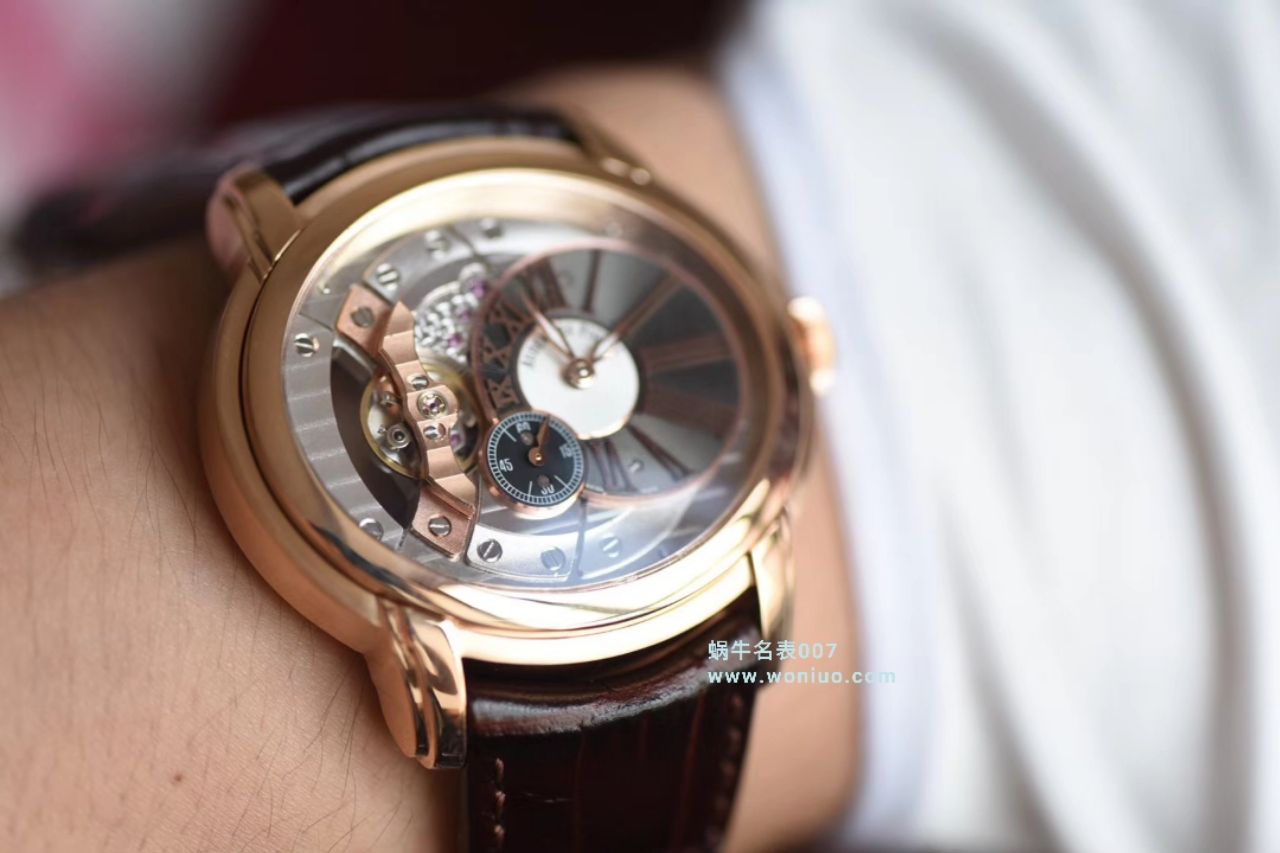【V9一比一超A高仿手表】爱彼千禧系列15350OR.OO.D093CR.01、15350ST.OO.D002CR.01腕表 / AP135