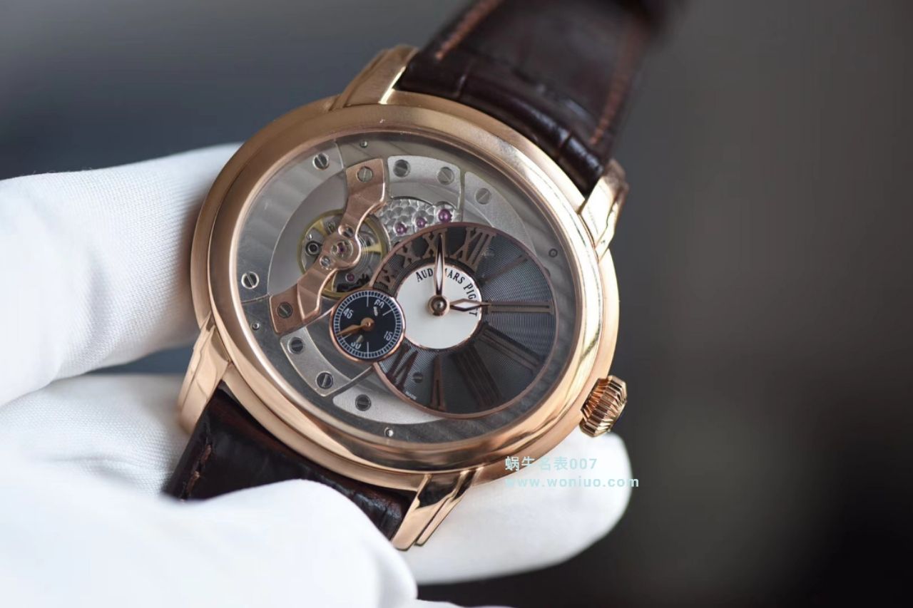 【V9一比一超A高仿手表】爱彼千禧系列15350OR.OO.D093CR.01、15350ST.OO.D002CR.01腕表 / AP135