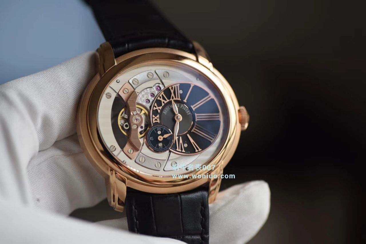 【V9一比一超A高仿手表】爱彼千禧系列15350OR.OO.D093CR.01、15350ST.OO.D002CR.01腕表 / AP135