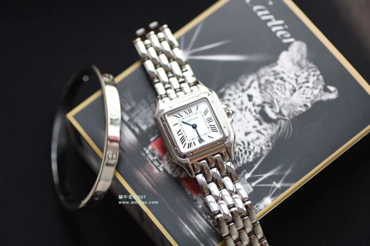 DJ Factory 卡地亚猎豹系列腕表--型号复刻高仿WSPN0007 PANTHÈRE DE CARTIER系列卡地亚猎豹腕表 / K159