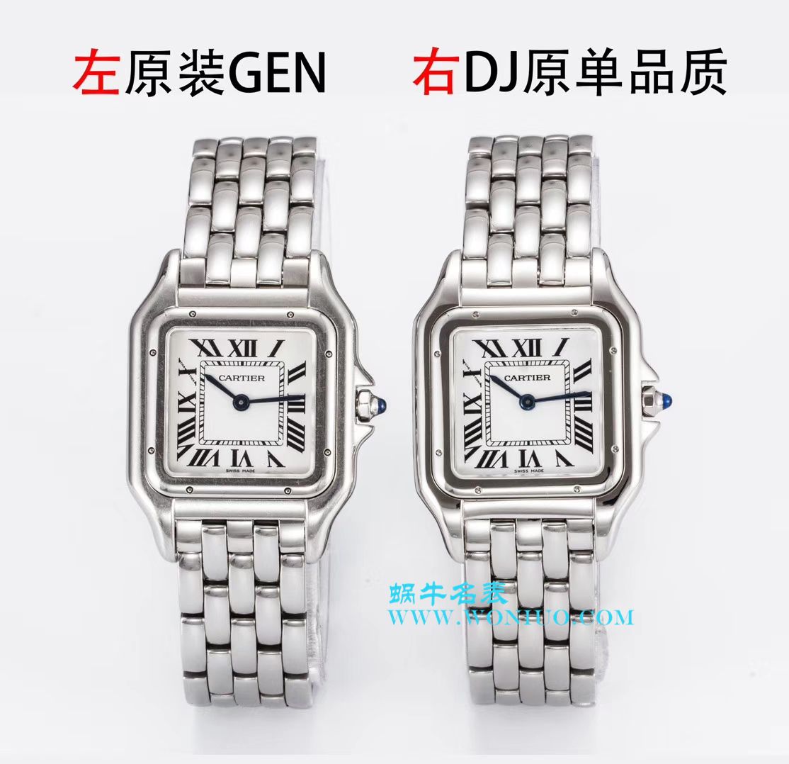 DJ Factory 卡地亚猎豹系列腕表--型号复刻高仿WSPN0007 PANTHÈRE DE CARTIER系列卡地亚猎豹腕表 / K159