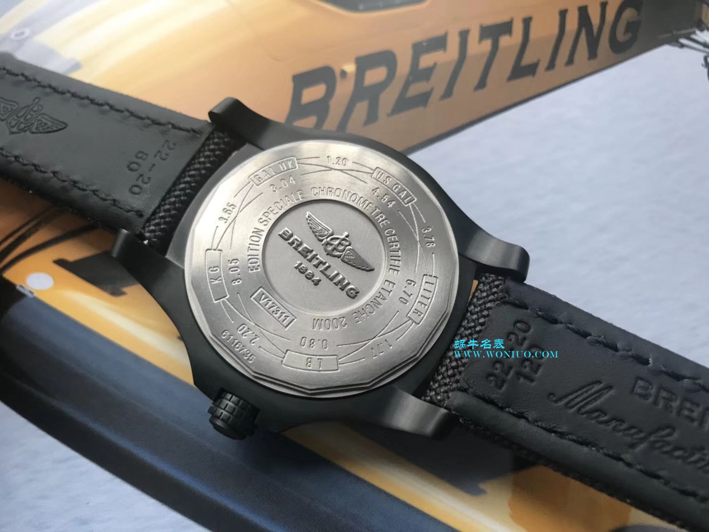 原单新款，百年灵复仇者黑鸟，44mm，原厂钛金属表壳 / BL087