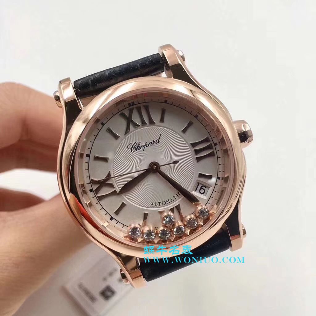 萧邦 HAPPY SPORT MEDIUM AUTOMATIC系列 278559-3001 顶级复刻高仿女士手表 / XB015