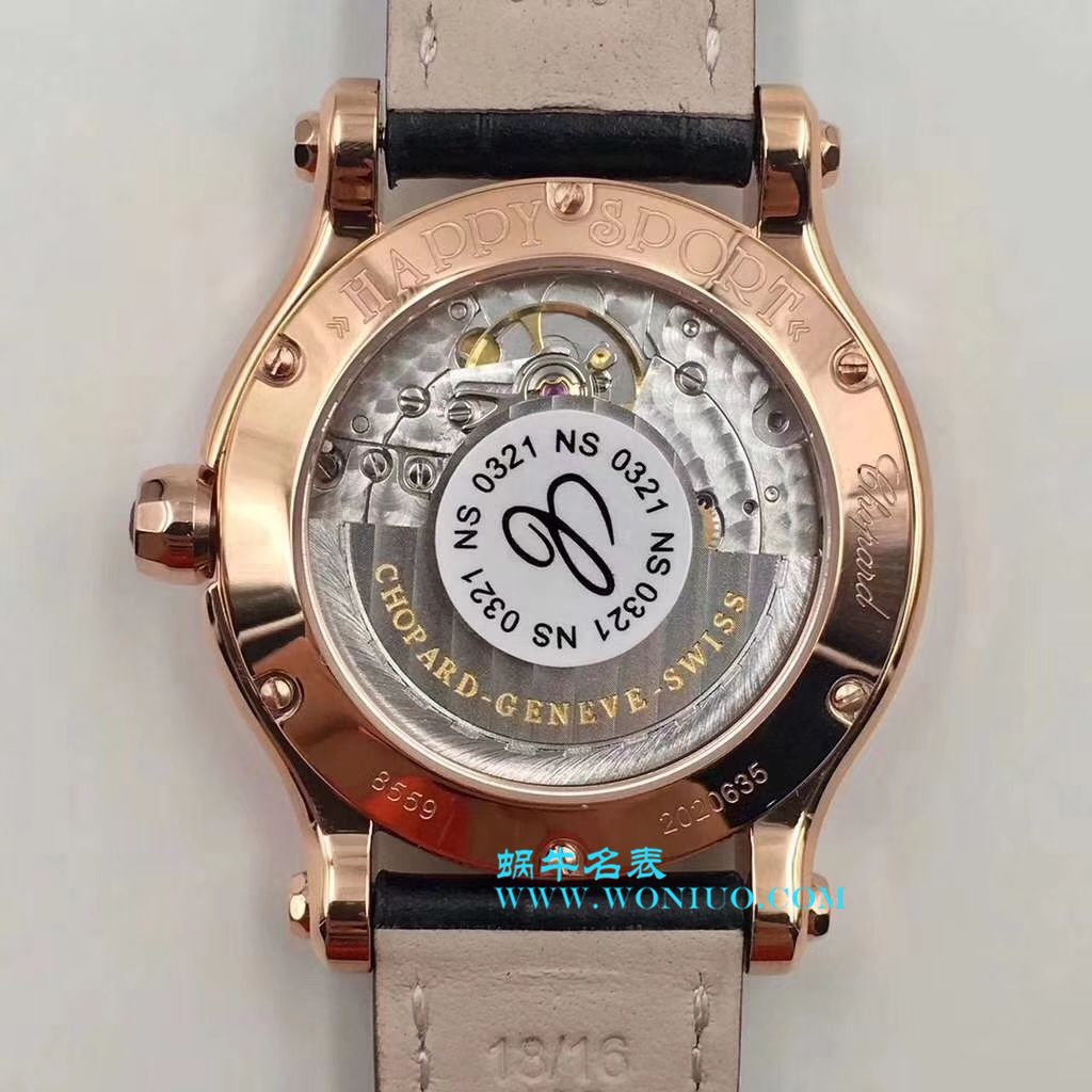 萧邦 HAPPY SPORT MEDIUM AUTOMATIC系列 278559-3001 顶级复刻高仿女士手表 / XB015