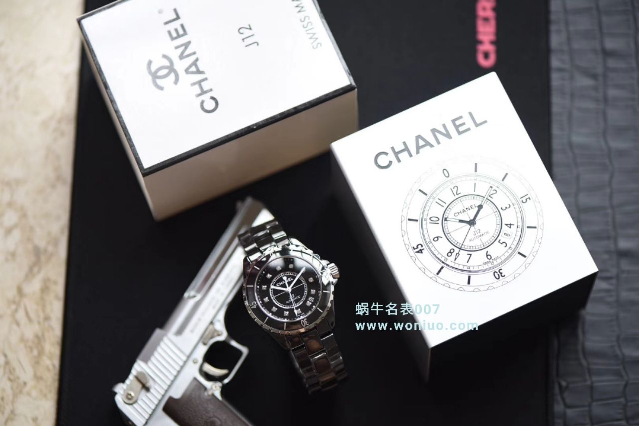 【独家视频评测】KOR韩版 香奈儿 J12香奈儿高仿INTENSE 重置加强版38MM 男女中性机械腕表 / X029