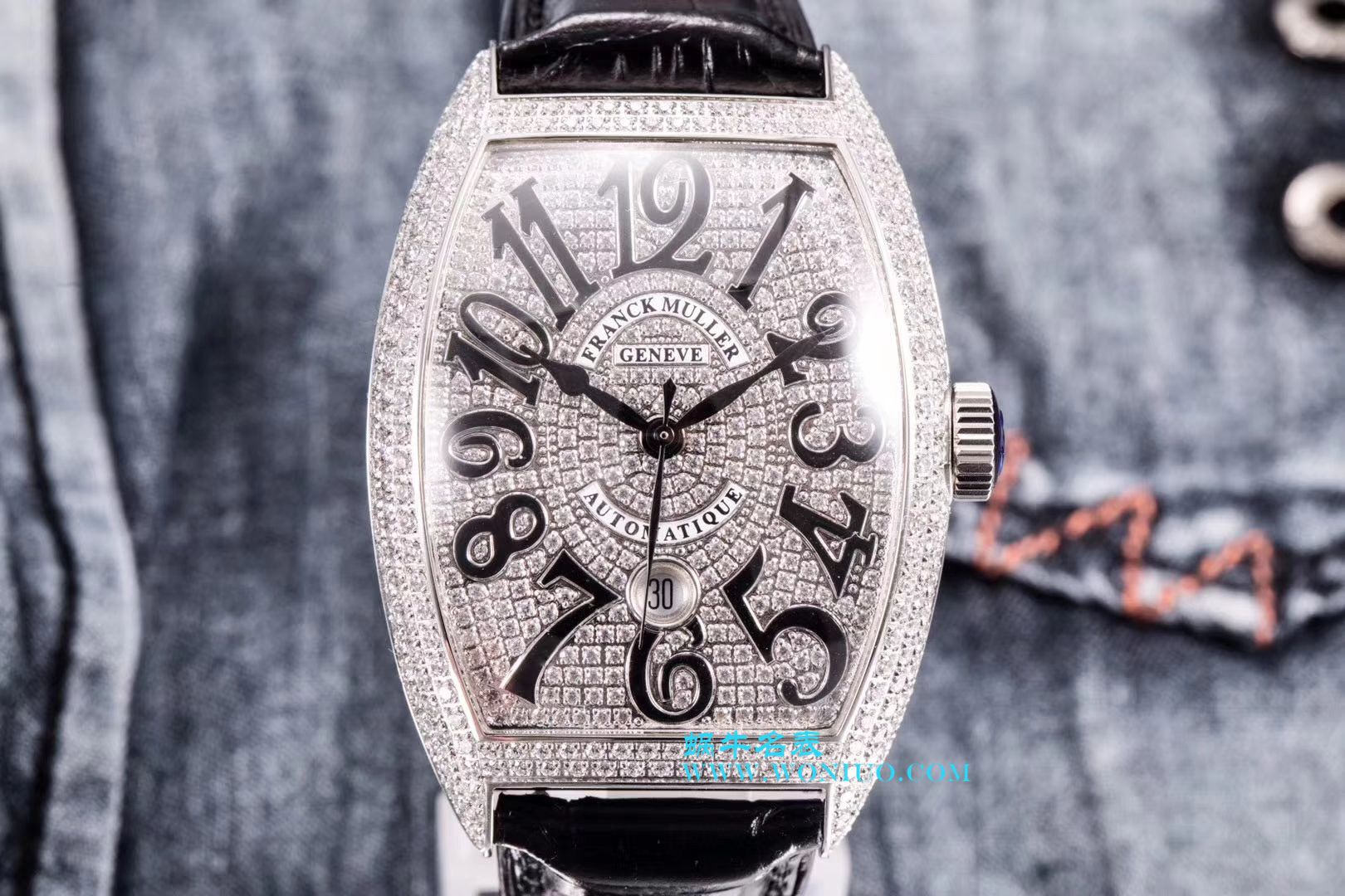 【GF新品-复刻高仿男神特供版】Franck Muller 法穆兰Casablanca系列8880酒桶型男表 / FL025