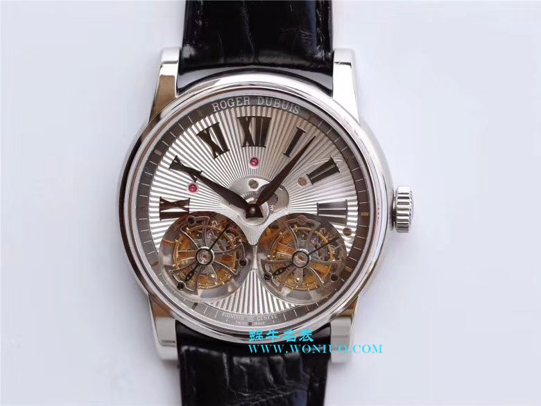 罗杰杜彼致敬系列真双陀飞轮 行业唯一一款搭载双飞轮的顶级复刻高仿腕表 / LJ022